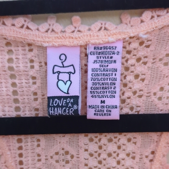 Love on a Hanger Pink Cropped Embellished Tank Top - Picture 3 of 9